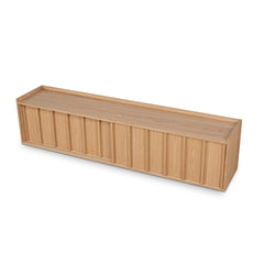 2m Wooden TV Entertainment Unit | Natural | Myka Home