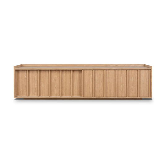 2m Wooden TV Entertainment Unit | Natural | Myka Home