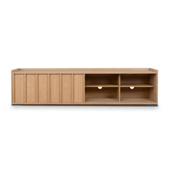 2m Wooden TV Entertainment Unit | Natural | Myka Home
