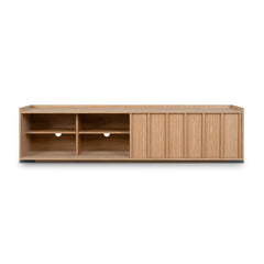 2m Wooden TV Entertainment Unit | Natural | Myka Home