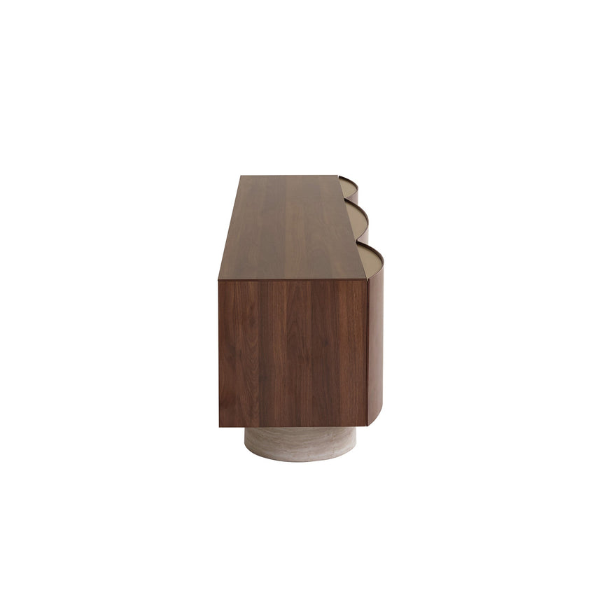 TV Entertainment Unit | Walnut | Myka Home - View 3
