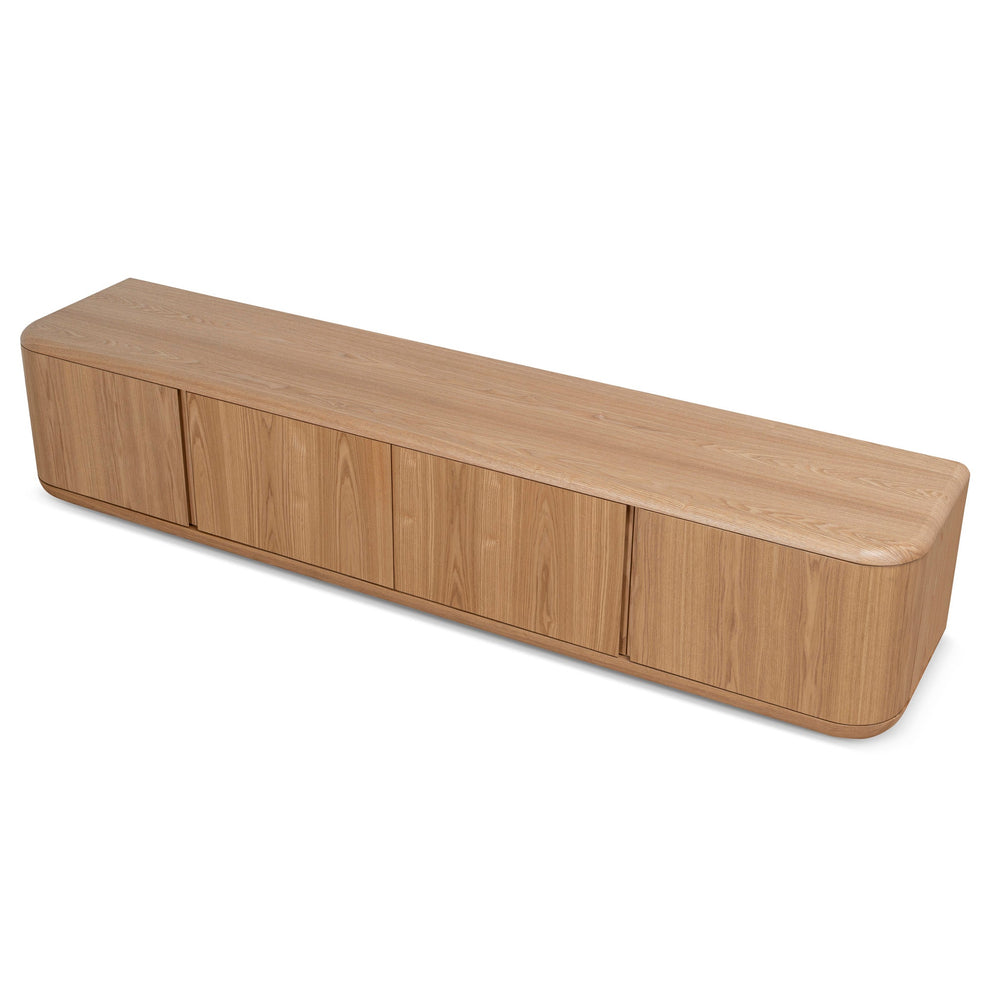 2.2m TV Entertainment Unit | Natural | Myka Home - View 4