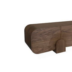 2.2M TV Entertainment Unit | Light Walnut | Myka Home