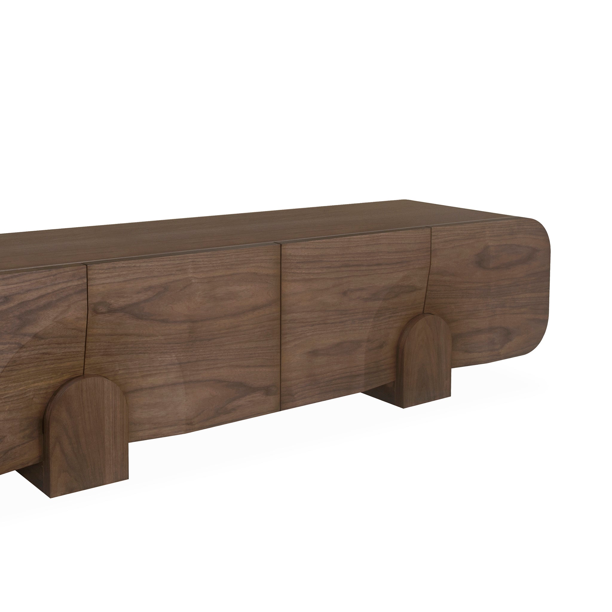 2.2M TV Entertainment Unit | Light Walnut | Myka Home