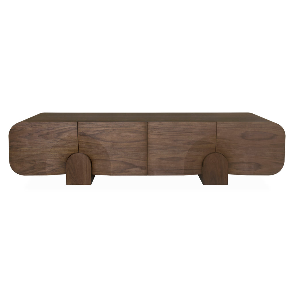 2.2M TV Entertainment Unit | Light Walnut | Myka Home