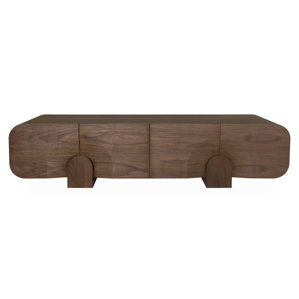 2.2M TV Entertainment Unit | Light Walnut | Myka Home