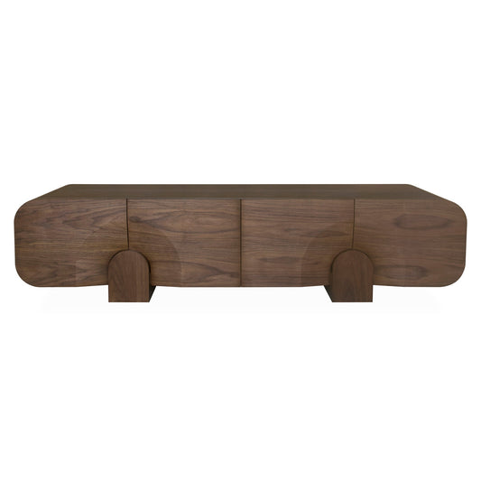 2.2M TV Entertainment Unit | Light Walnut | Myka Home
