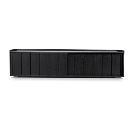 2m TV Entertainment Unit | Black | Myka Home
