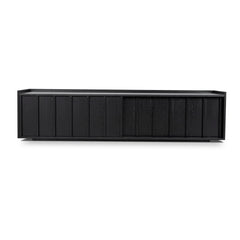 2m TV Entertainment Unit | Black | Myka Home