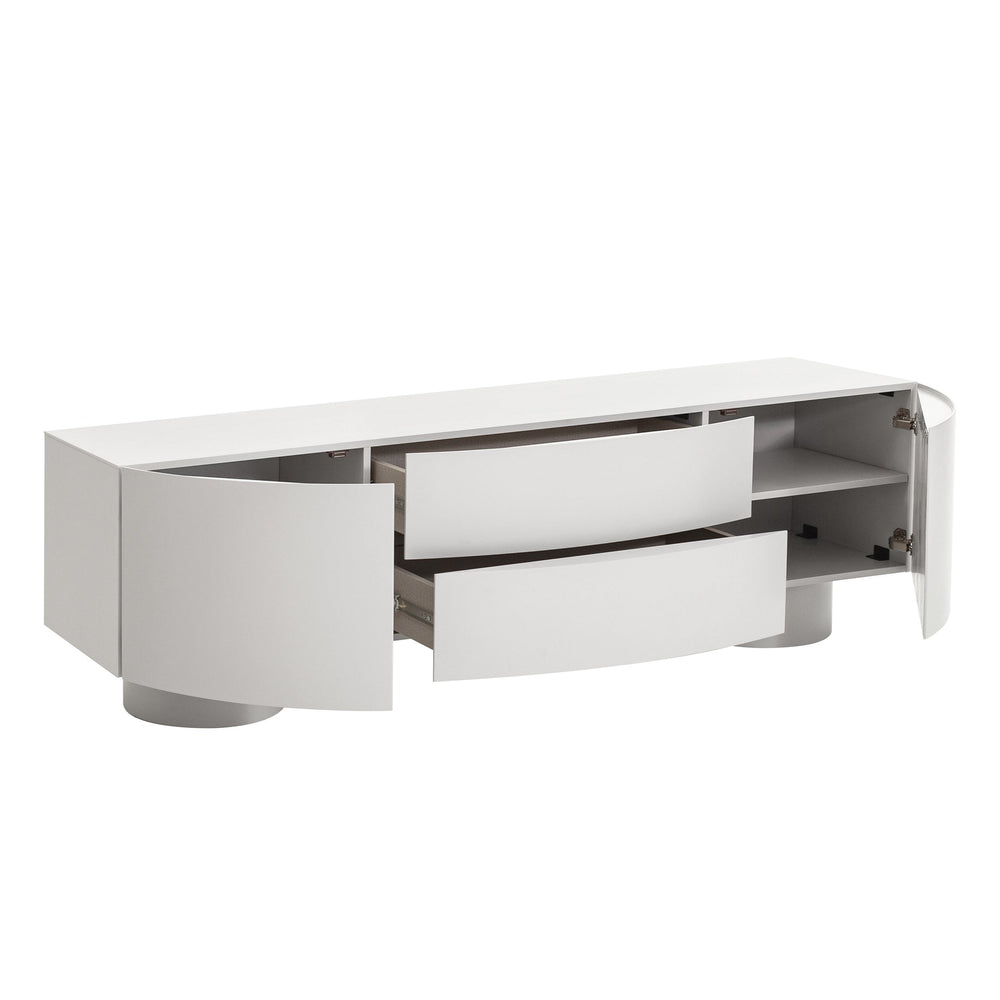180cm TV Entertainment Unit | Warm Grey | Myka Home - View 5