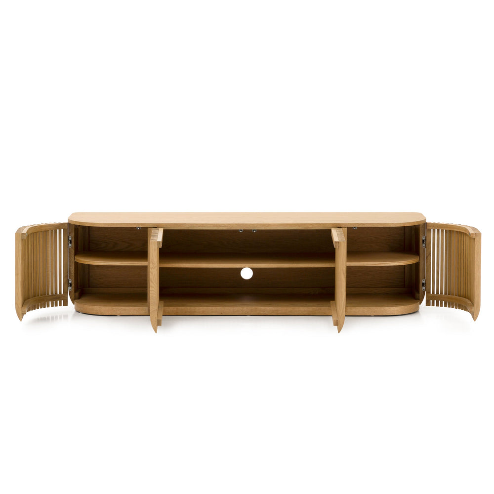 1.75m TV Entertainment Unit | Natural | Myka Home - View 3