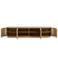 2.15m TV Entertainment Unit | Natural | Myka Home