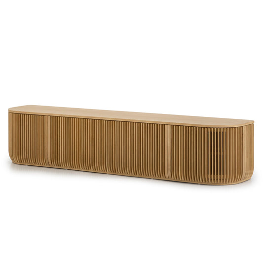 2.15m TV Entertainment Unit | Natural | Myka Home