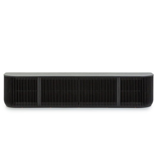 2.15m TV Entertainment Unit | Black Stain | Myka Home