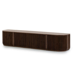 2.15m TV Entertainment Unit | Walnut Stain | Myka Home