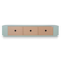 240cm Entertainment TV Unit | Sage Green | Myka Home - View 5