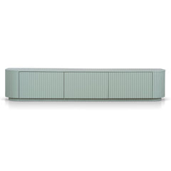 240cm Entertainment TV Unit | Sage Green | Myka Home - View 2