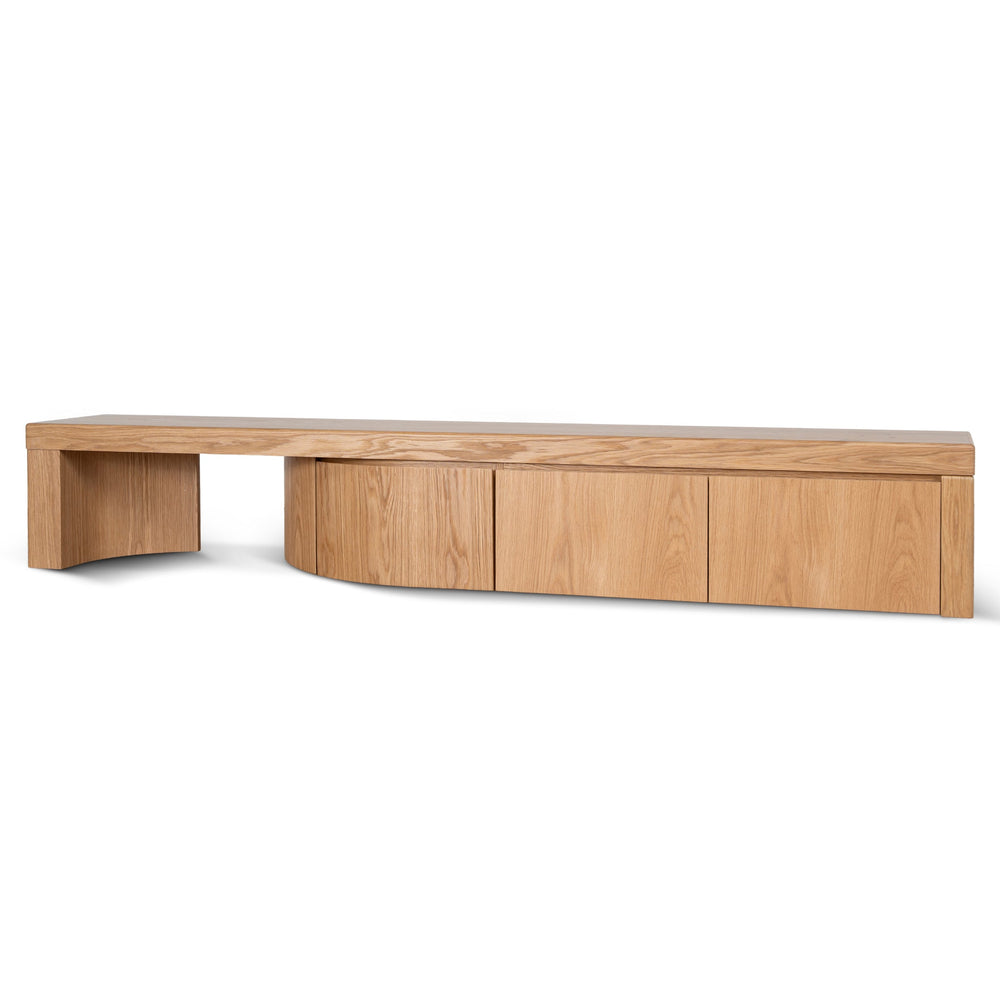 Extendable TV Entertainment Unit | Natural Oak | Myka Home
