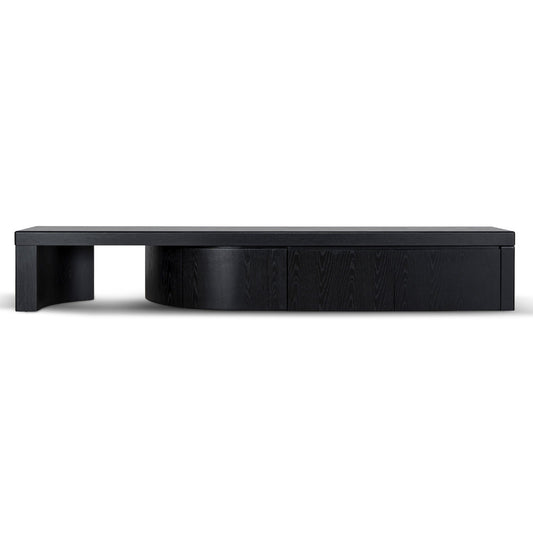 Extendable TV Entertainment Unit | Black Oak | Myka Home