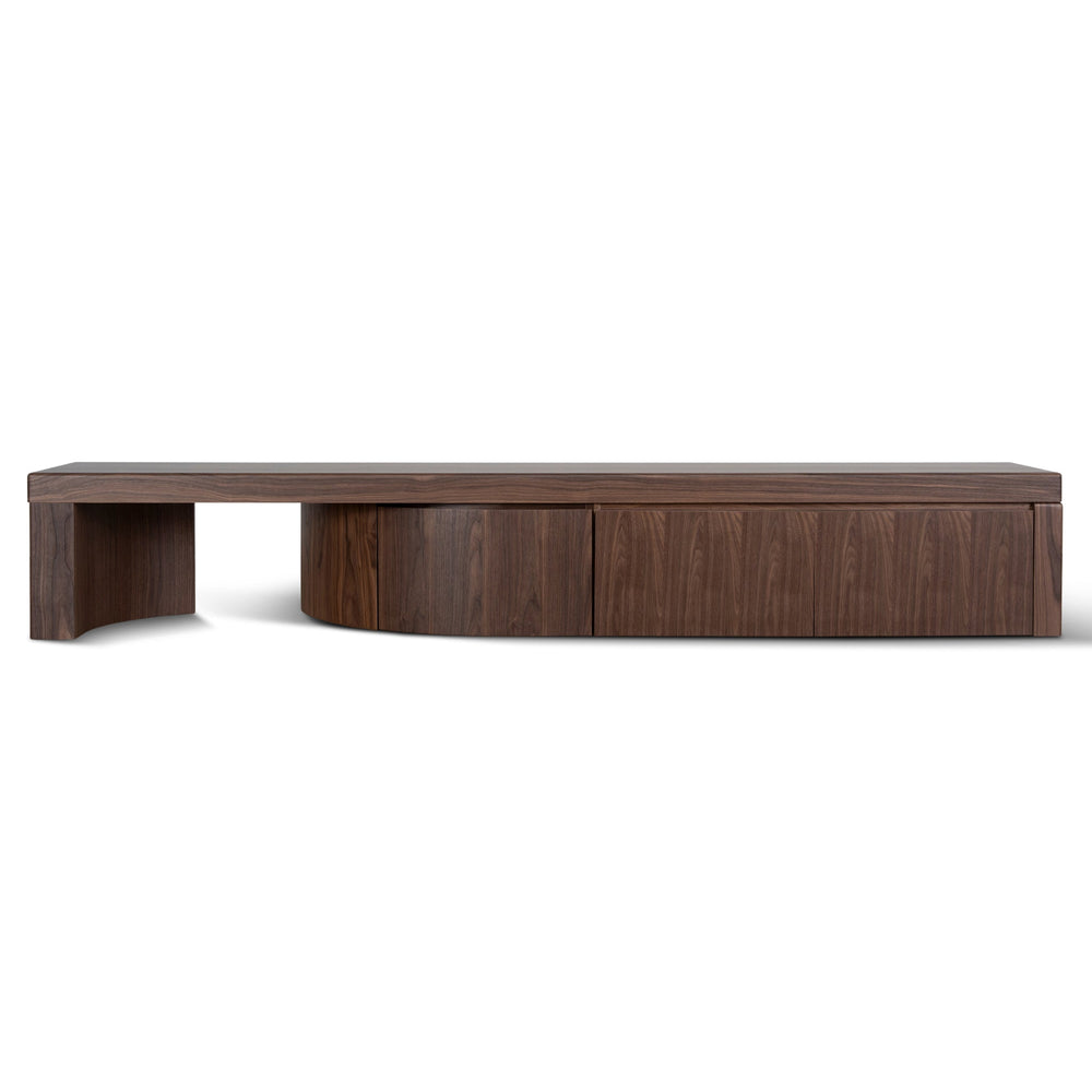 Extendable TV Entertainment Unit | Walnut | Myka Home - View 2