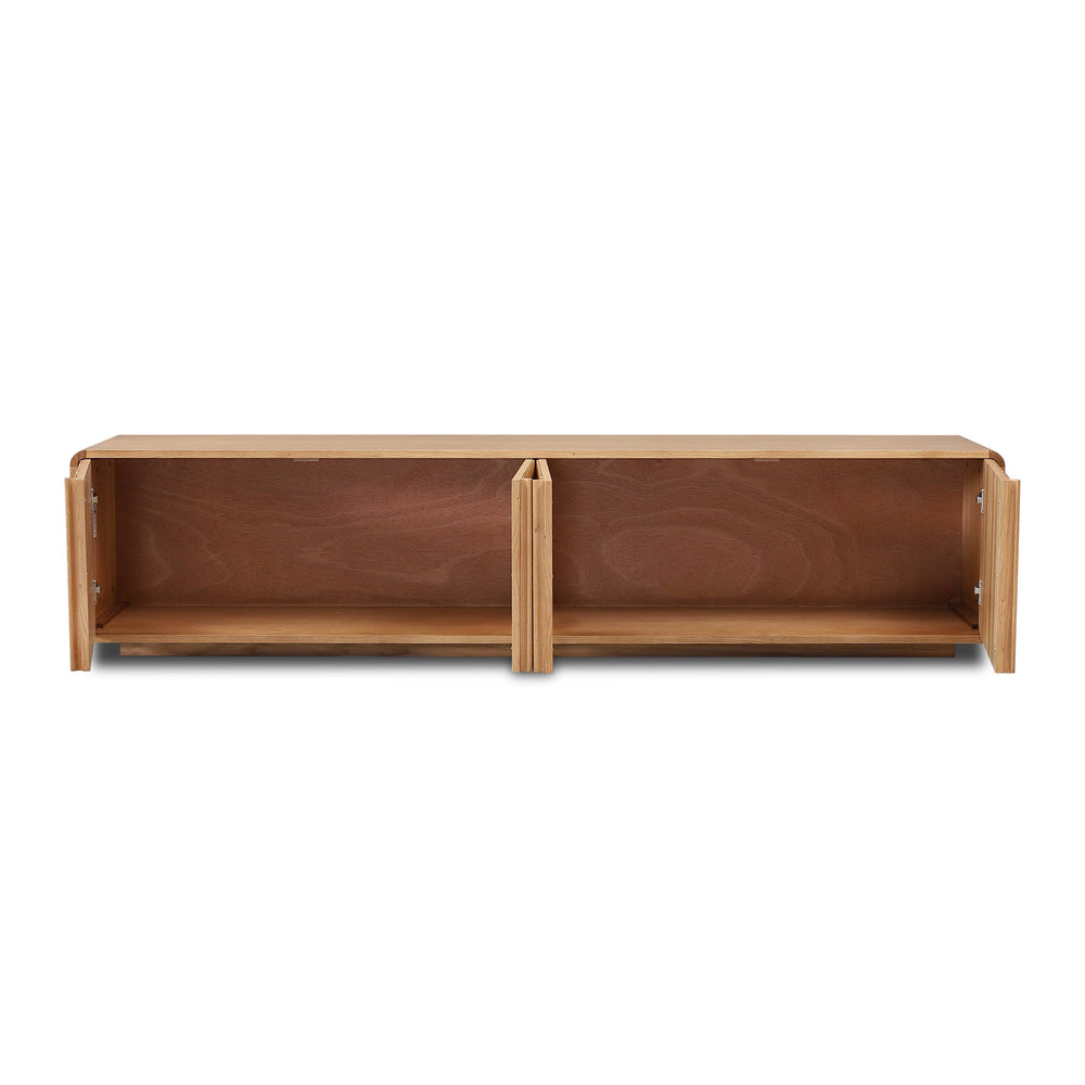 2.2m TV Entertainment Unit | Natural | Myka Home - View 4