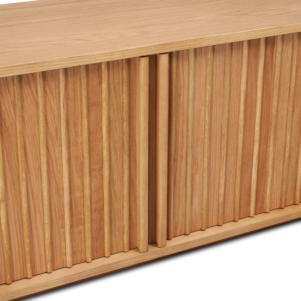 2.2m TV Entertainment Unit | Natural | Myka Home - View 5