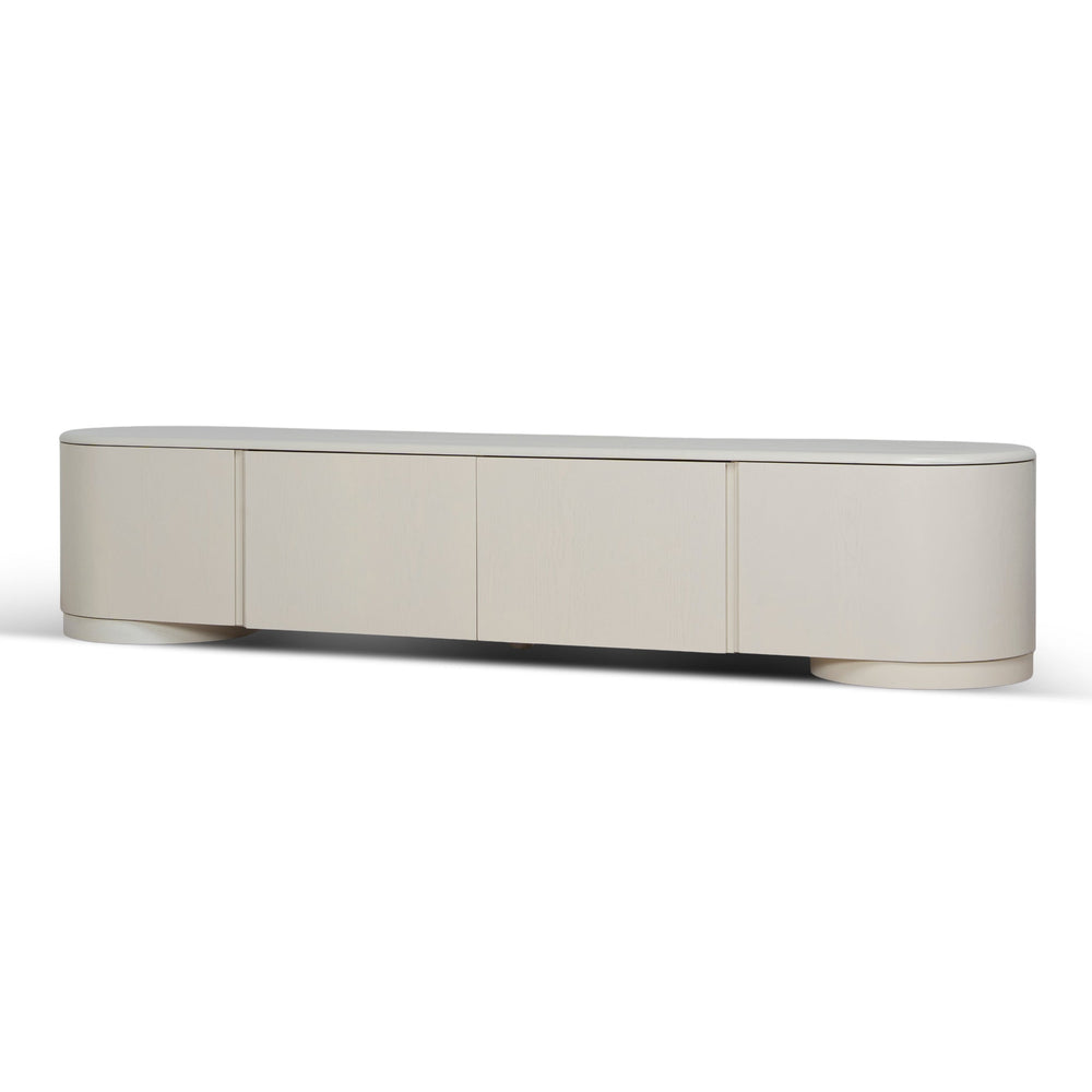 2.2m TV Entertainment Unit | Ivory Oat | Myka Home