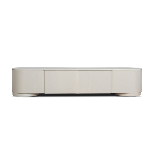 2.2m TV Entertainment Unit | Ivory Oat | Myka Home