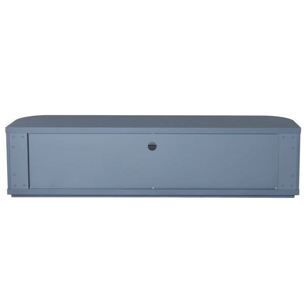 2M Veneer Top Entertainment TV Unit | Light Blue | Myka Home