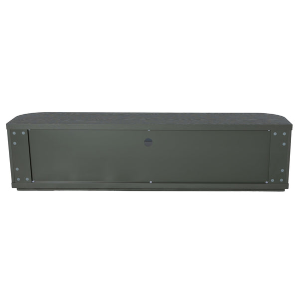 2M Veneer Top Entertainment TV Unit | Sage Green | Myka Home