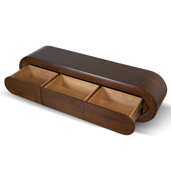 2M TV Entertainment Unit | Natural Walnut | Myka Home