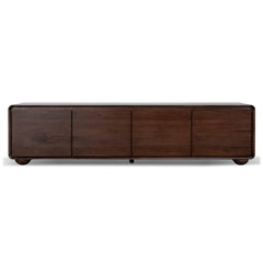 2.2m TV Entertainment Unit | Walnut | Myka Home