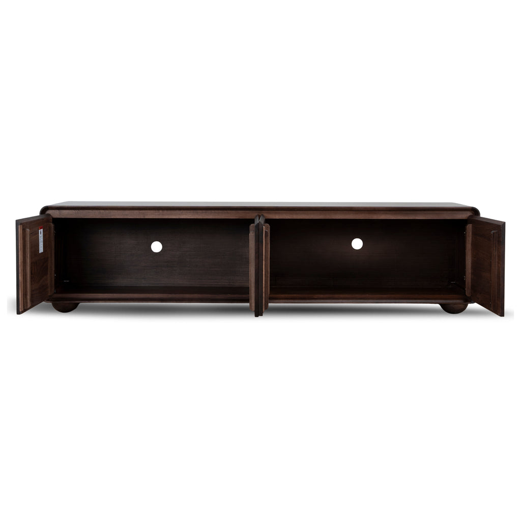 2.2m TV Entertainment Unit | Walnut | Myka Home - View 3