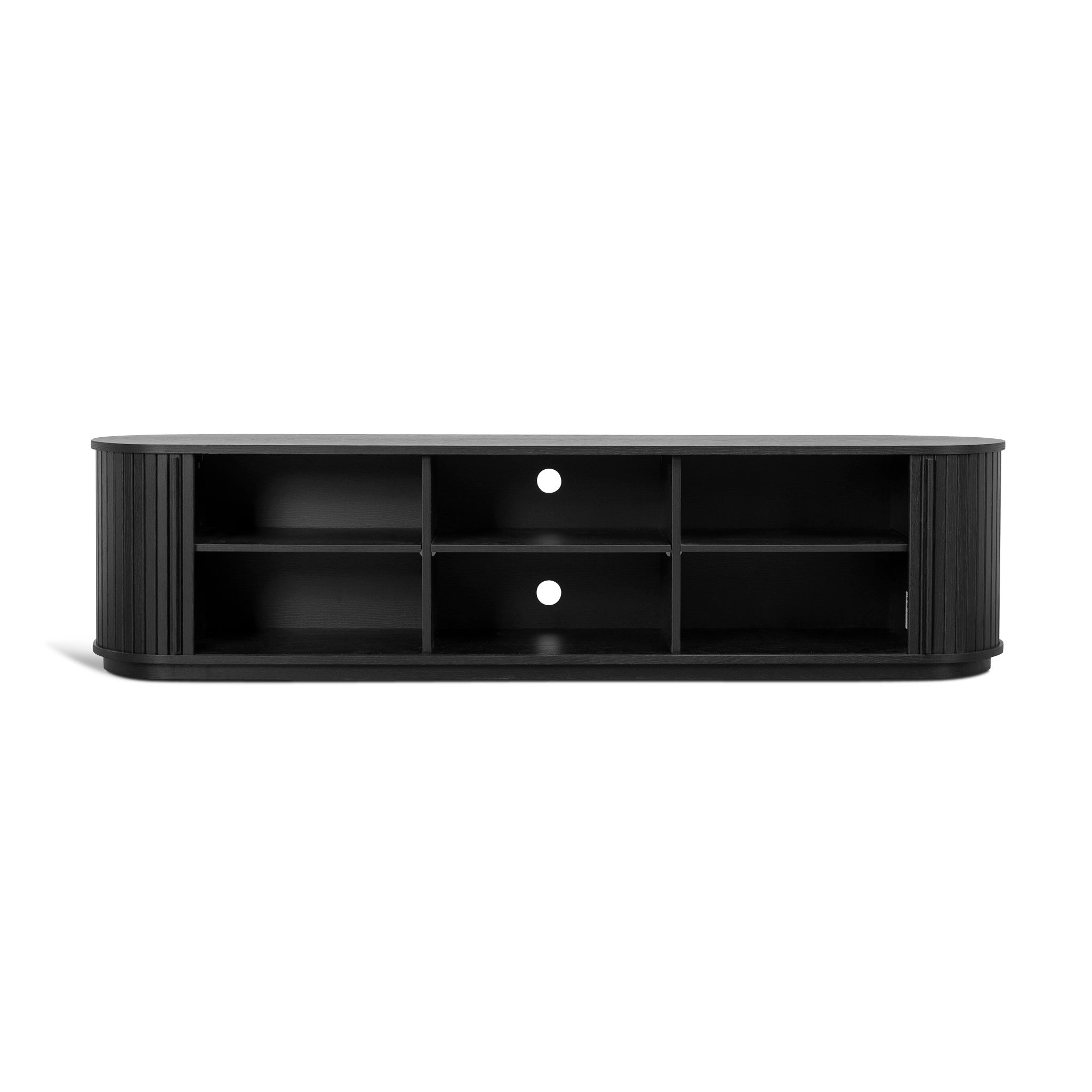 2M TV Entertainment Unit | Full Black | Myka Home