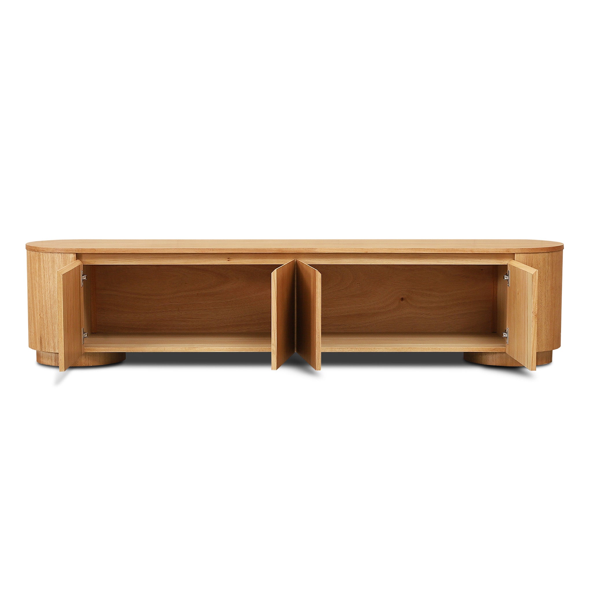 2.1M Tassie Oak TV Entertainment Unit | Natural | Myka Home