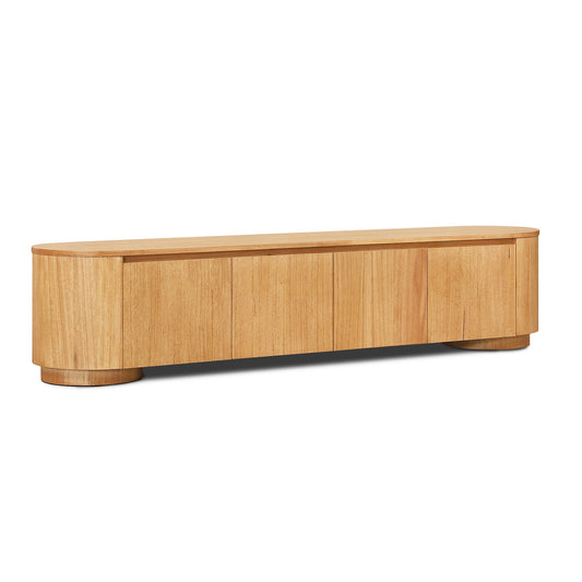 2.1M Tassie Oak TV Entertainment Unit | Natural | Myka Home