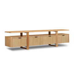 2.1M TV Entertainment Unit | Nz Natural Ash | Myka Home