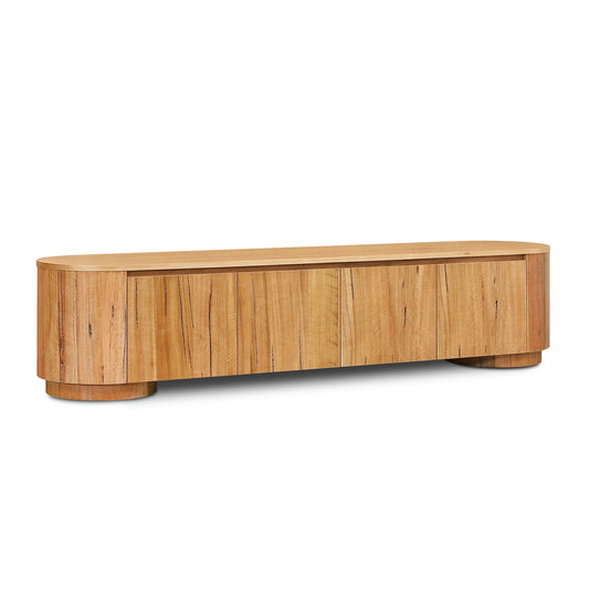 2.1M Tassie Oak TV Entertainment Unit | Marri Natural | Myka Home