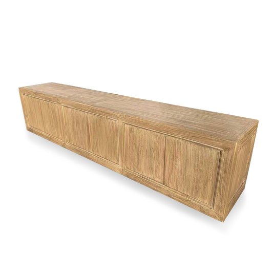 2.2M Elm TV Entertainment Unit | Natural | Myka Home