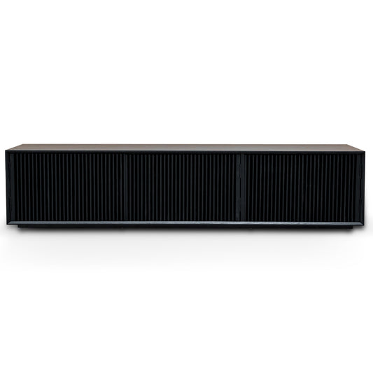 2m Entertainment TV Unit | Black Veneer | Myka Home