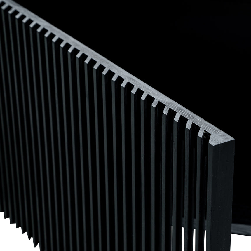 2m Entertainment TV Unit | Black Veneer | Myka Home - View 9