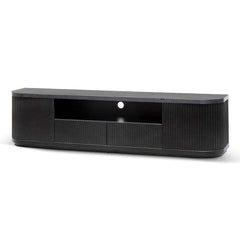 CTV6980-DW 2m Veneer Top Entertainment TV Unit - Full Black