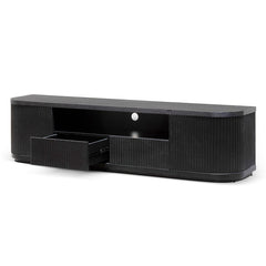 CTV6980-DW 2m Veneer Top Entertainment TV Unit - Full Black