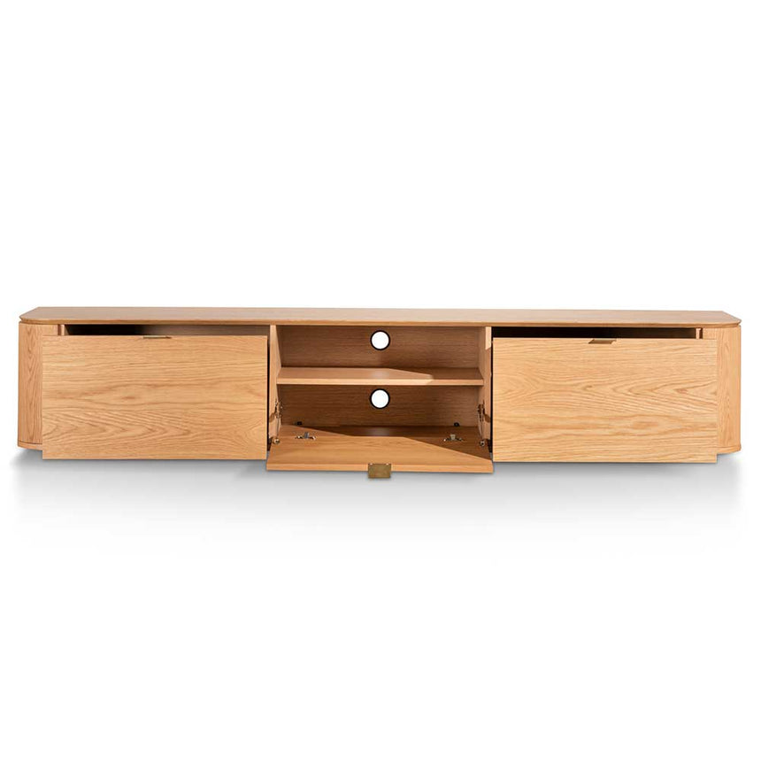 2.4 TV Entertainment Unit | Natural Oak | Myka Home - View 4