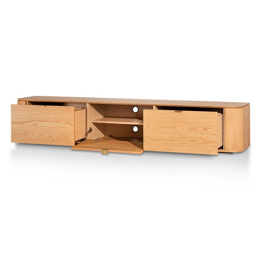 2.4 TV Entertainment Unit | Natural Oak | Myka Home - View 3
