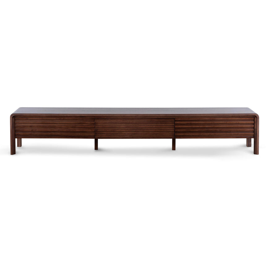 2.2m TV Entertainment Unit | Walnut | Myka Home - View 2