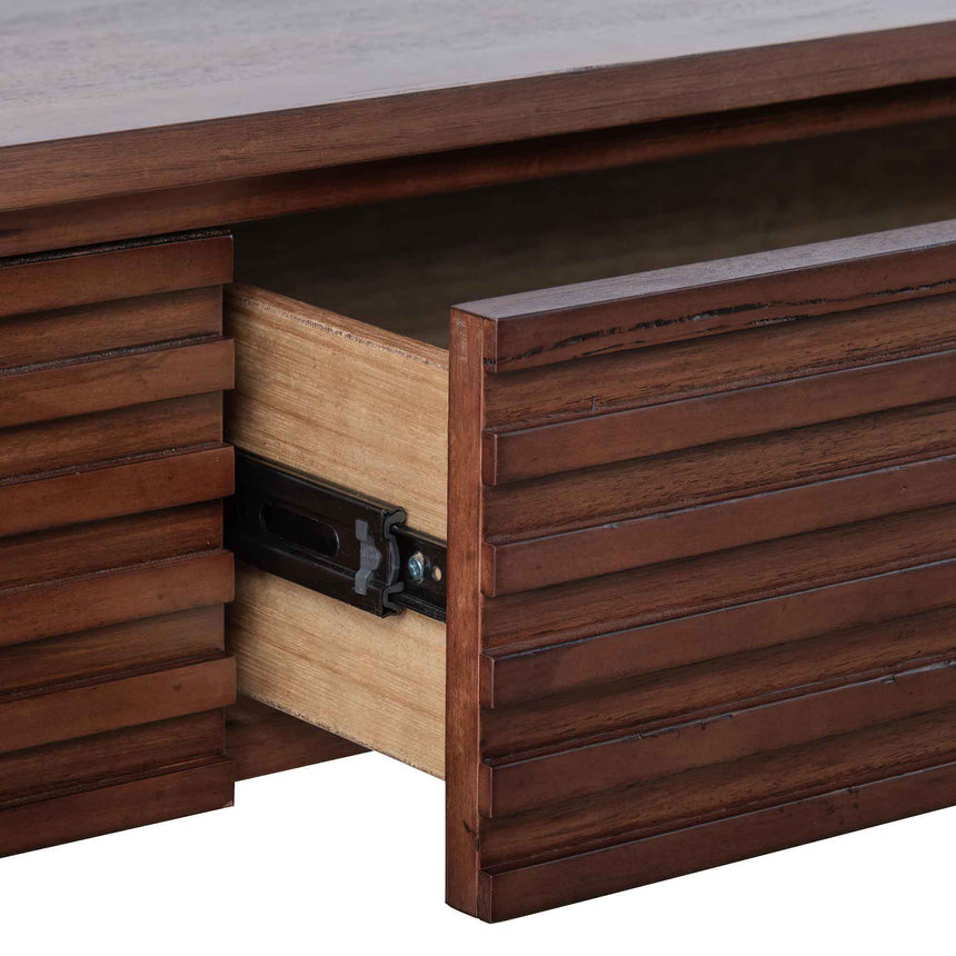 2.2m TV Entertainment Unit | Walnut | Myka Home - View 6