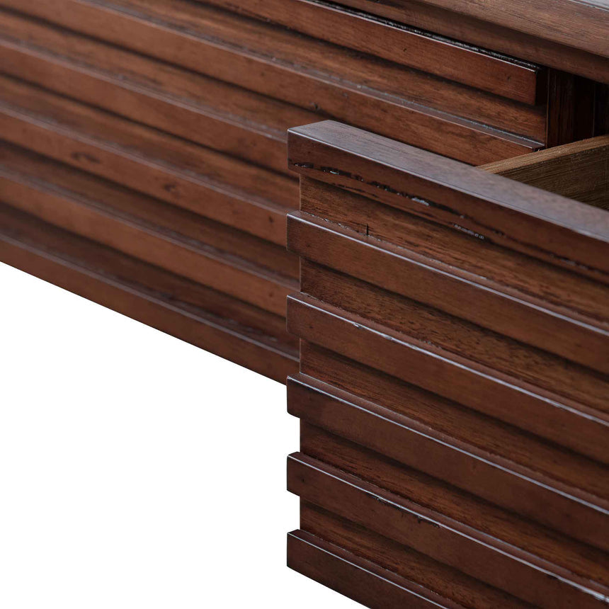 2.2m TV Entertainment Unit | Walnut | Myka Home - View 12