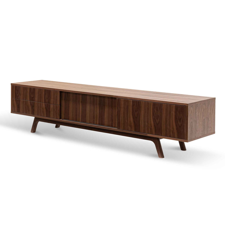 2.1m TV Entertainment Unit | Walnut | Myka Home