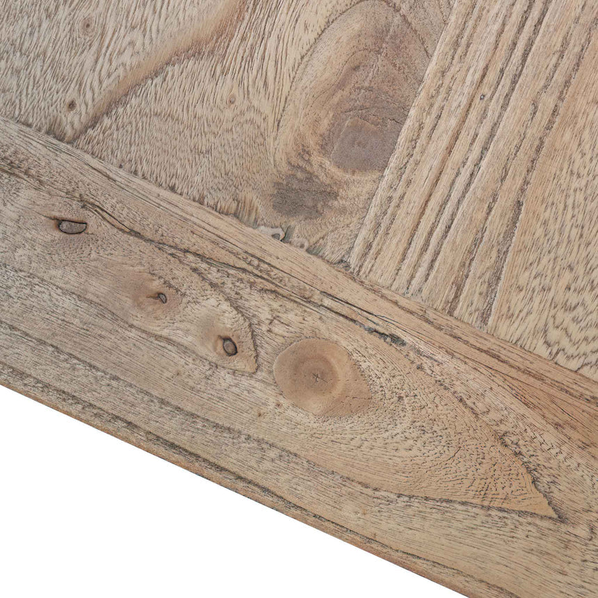 2m TV Entertainment Unit - Natural with Rattan Doors - View 9
